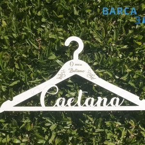 Cabide Personalizado para Batismo